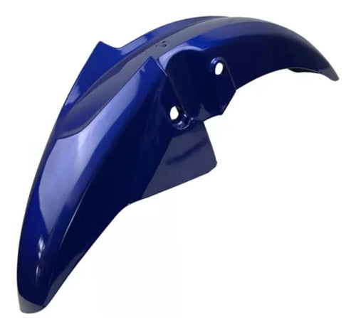 Paralama Dianteiro sem Suporte Paramotos Honda Cg 160 Titan 2016 a 2022 Azul Twister Metálico
