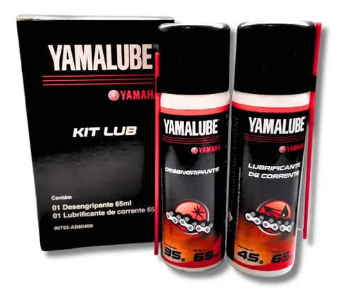 Kit Desengripante e Lubrificante de Corrente Yamalube 65 ml