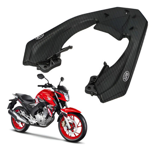 Suporte de Baú Bagageiro Scam Fiberforce Honda Cb 250f Twister 2016 em diante
