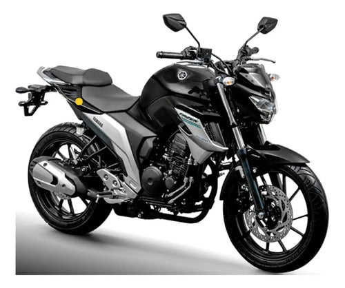 Rabeta Lateral Direita Yamaha Fazer Fz25 250 2018 a 2024 Preto Brilhante