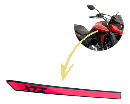 Adesivo da Aba do Tanque Direita Yamaha Lander 250 2025 Vermelho Sólido