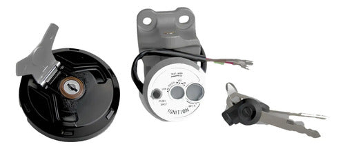 Conjunto de Travas com Chave de Ignição Magnetron Yamaha Nmax 160 2017 a 2020