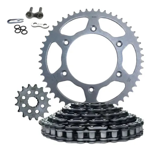 Kit Relação Iron Premium com Retentor Triumph Tiger 800 2011 a 2018 525 124L 47/16T