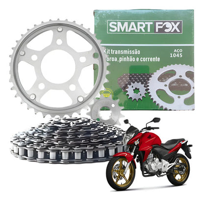 Kit Relação Smartfox sem Retentor Honda Cb 300r 2009 em diante 520H 110L 37/13T