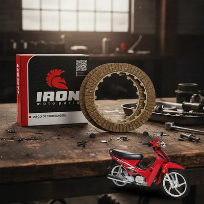Disco de Embreagem Iron Shineray Phoenix 50 2011 a 2020 Xy 50q 2007 a 2011