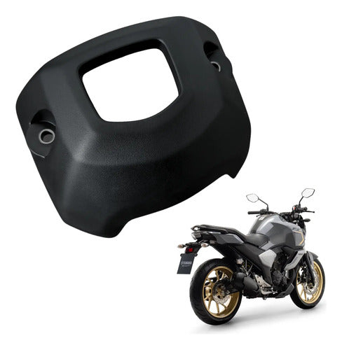 Ponteira do Protetor do Escapamento Yamaha Fazer Fz15 150 2025 em diante Preto
