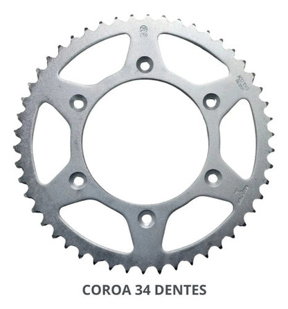 Kit Relação Smartfox sem Retentor Honda Pop 100 Biz 125 428H 106L 34/14T