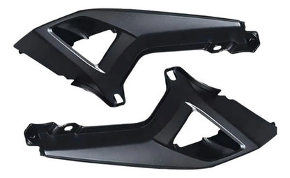 Par de Rabetas Laterais Paramotos Yamaha Fazer Fz25 250 2022 a 2024 Preto Fosco