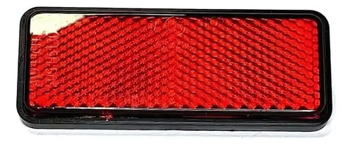 Refletor Olho de Gato Traseiro Yamaha Factor 125 Factor Fazer Crosser 150 Fazer Lander 250 Vermelho