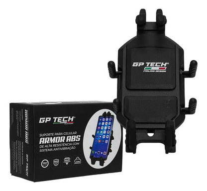 Suporte de Celular para Guidão GP Tech Armor Anti Shock 4 a 7 Polegadas