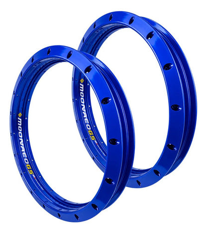 Par de Aros de Roda GS Monaco Yamaha Lander 250 2018 a 2026 1.85x21 e 2.15x18 Azul