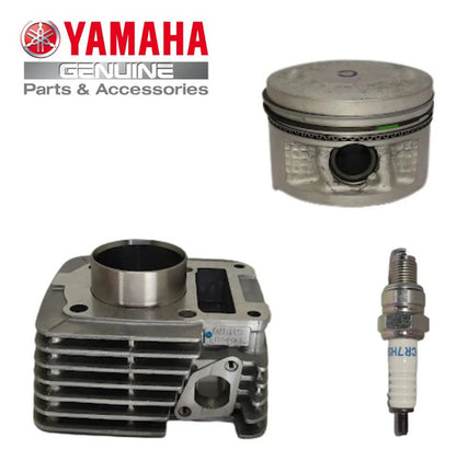 Kit Cilindro Pistão e Anéis Yamaha Factor 125 2000 a 2016 Xtz 125 2002 em diante