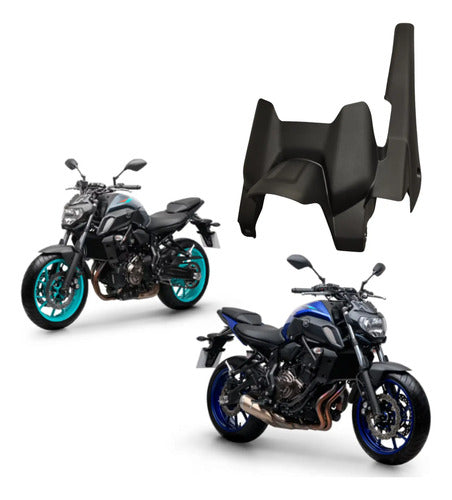 Paralama Traseiro com Capa de Corrente Yamaha Mt-07 2019 a 2025 Preto Fosco