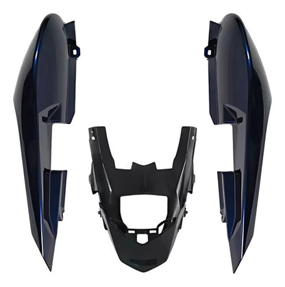 Rabeta Lateral Completa Paramotos Yamaha Fazer 150 2020 a 2021 Azul Metálico