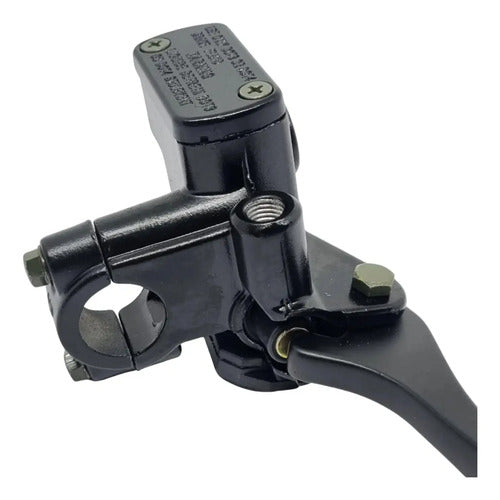 Cilindro Mestre de Freio Dianteiro com Manete Smartfox Shineray Phoenix 50 Honda Biz 125