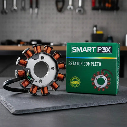 Magneto Estator com Bobina de Pulso Smartfox Honda Biz 125 2018 a 2025