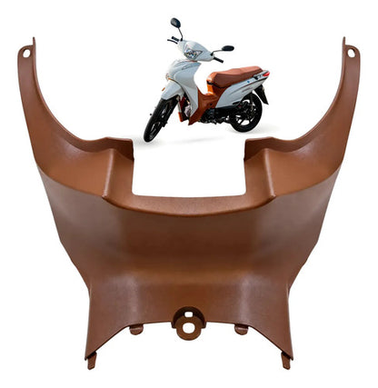 Acabamento Superior do Chassi Traseiro Smartfox Shineray Jet 50 125 2023 a 2025 Marrom