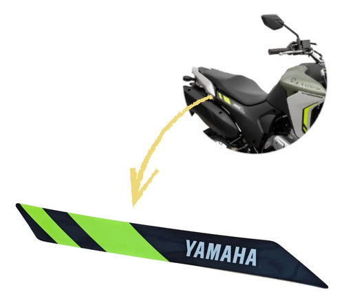 Adesivo da Tampa Lateral Direita Yamaha Lander 250 2025 Verde