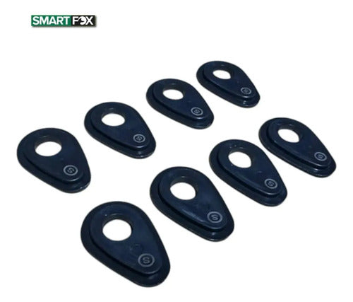 Jogo de Adaptadores de Pisca Esportivo Smartfox Yamaha Factor 125 Factor Fazer 150 Fazer 250 8 Peças