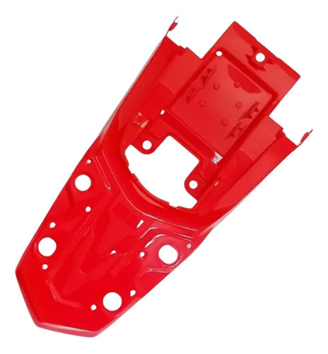 Paralama Traseiro Paramotos Honda Bros 160 2022 a 2025 Vermelho