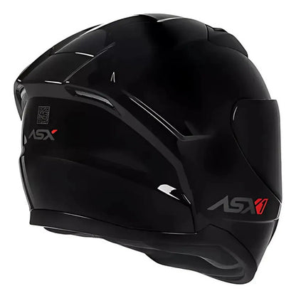 Capacete ASX City Solid Preto Grafite Brilhante