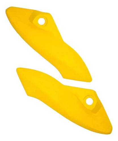Bananinha Par de Carenagens Laterais do Farol Paramotos Honda Cb 300r 2013 a 2015 Amarelo