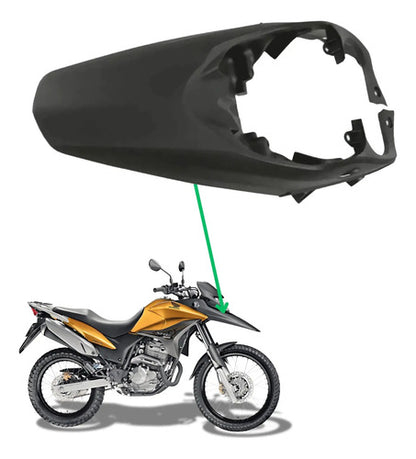Paralama Dianteiro Superior Paramotos Honda Xre 300 2010 a 2018 Preto Fosco