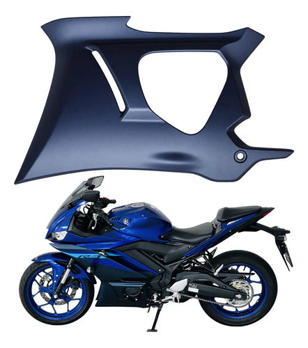 Carenagem Lateral Inferior Esquerda Yamaha Yzf-R3 2024 a 2025 Azul