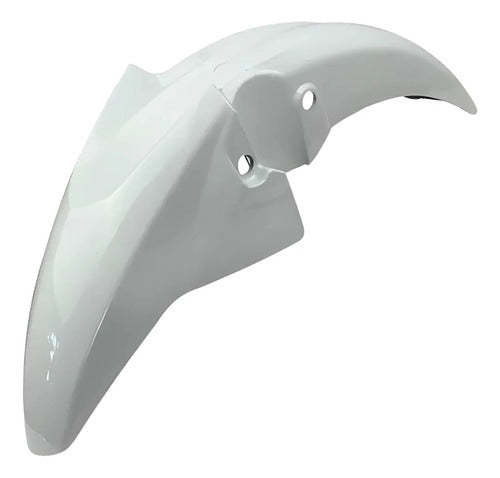 Paralama Dianteiro sem Suporte Paramotos Honda Cg 160 Titan 2016 a 2022 Branco Ross