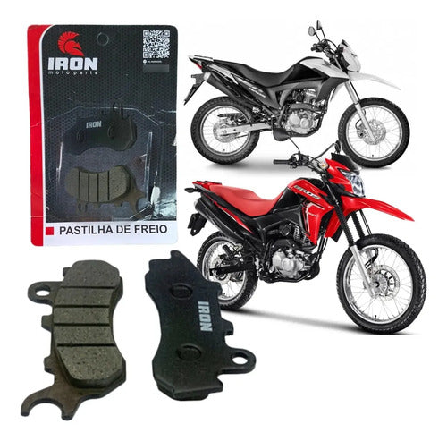Pastilha de Freio Dianteira Iron Honda Biz 125 2018 a 2024 Bros 160 2018 a 2025