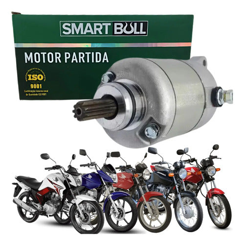 Arranque Motor de Partida Smartfox Honda Cg Bros 125 Fan Bros Cg 150 Titan Fan