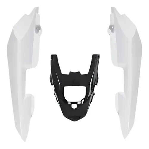 Rabeta Lateral Completa Paramotos Yamaha Factor 150 2016 a 2022 Branco