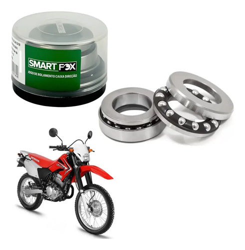 Caixa de Direção com Colar de Esferas Smartfox Honda Bros 125 150 Tornado 250 Xre 300 Xr 200r