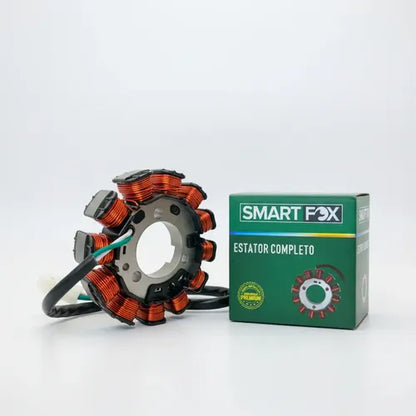 Magneto Estator com Bobina de Pulso Smartfox Honda Bros 150 2009 a 2014