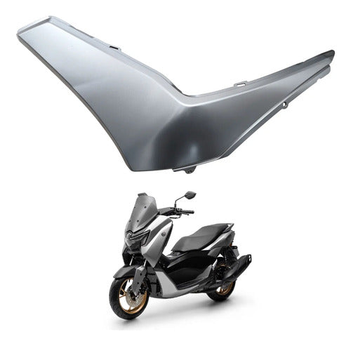 Carenagem do Assoalho Esquerda Yamaha Nmax 160 2025 Prata Fosco