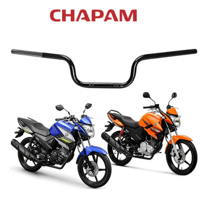 Guidão Chapam Yamaha Fazer 150 2014 a 2015 Preto Brilhante