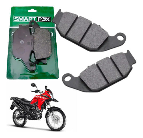 Pastilha de Freio Traseira Smartfox Honda Bros 160 Xre 190 Cb 250f Twister Crf 250l