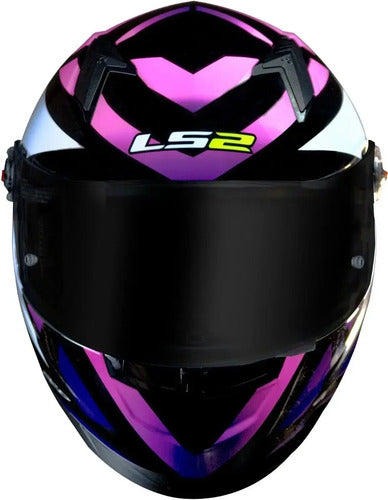 Capacete LS2 FF358 Starwar Preto Rosa