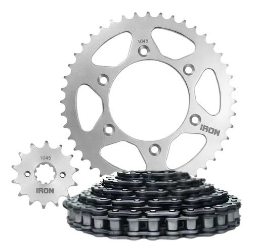 Kit Relação Iron sem Retentor Honda Crf 230f 2007 em diante 520H 110L 50/13T