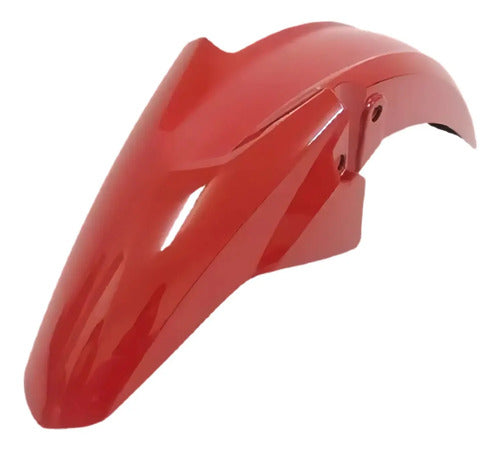 Paralama Dianteiro Paramotos Honda Cg 160 Fan 2022 a 2024 Vermelho