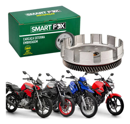 Campana da Embreagem Smartfox Yamaha Crosser Fazer 150 2014 em diante Factor 150 2016 em diante