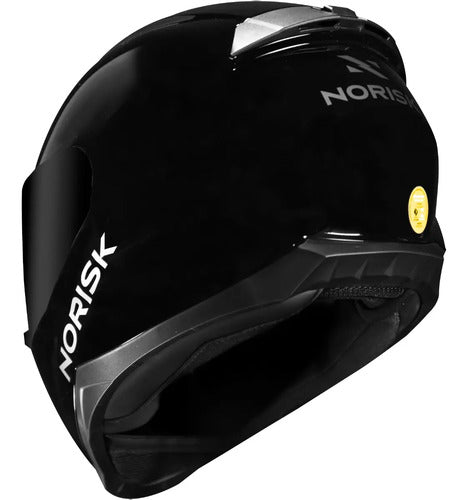 Capacete Norisk Razor Solid Preto Brilhante