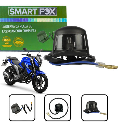 Luz de Placa Smartfox Yamaha Fazer Fz15 150 Fz25 250