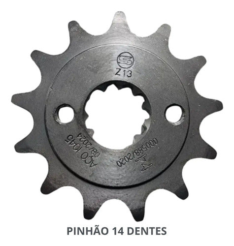 Kit Relação Smartfox sem Retentor Honda Pop 100 Biz 125 428H 106L 34/14T