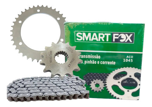 Kit Relação Smartfox sem Retentor Honda Tornado 250 2001 em diante 520H 104L 38/13T