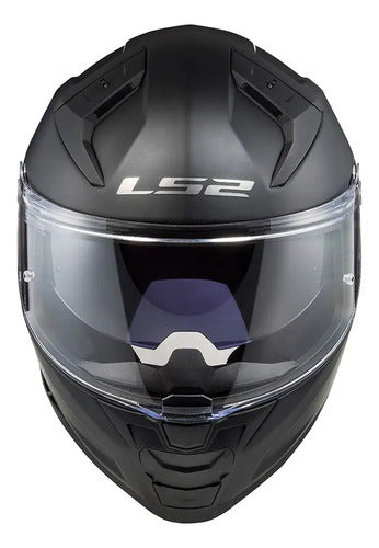 Capacete LS2 FF811 Vector II Solid Preto Fosco