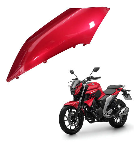 Guia de Ar Aba do Tanque Esquerda Yamaha Fazer Fz25 250 2020 a 2025 Vermelho
