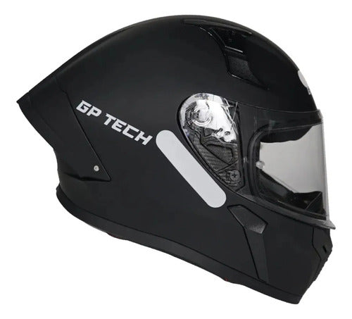 Capacete GP Tech Sense Solid Preto Fosco
