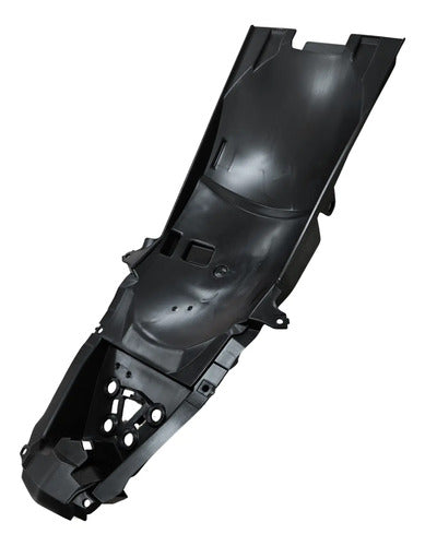 Paralama Traseiro Suporte de Placa Yamaha Fazer Fz15 150 2023 em diante Preto