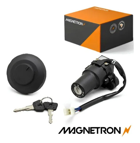 Conjunto de Travas Magnetron Yamaha Factor 125 2000 a 2005 Xtz 125 2003 a 2005
